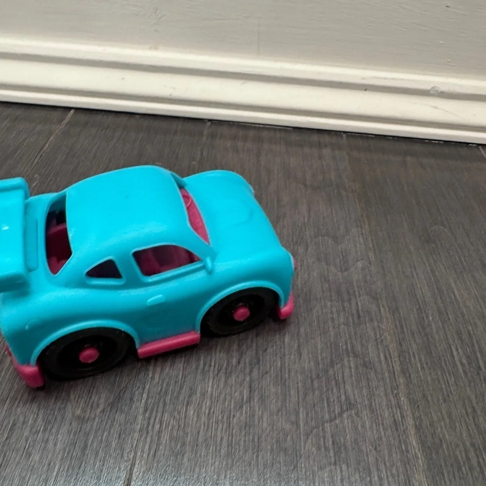 Battat Vibrant Blue and Pink Toy Car for Toddlers Kids Boys Girls